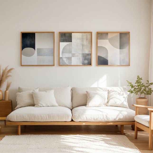 Japandi Abstract Minimalist Neutral Wall Art Set (Von Creator hochgeladen)