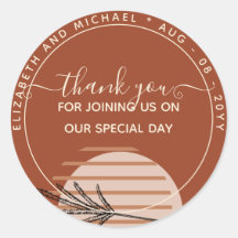 Japandi Abstrakte skandinavische Hochzeit