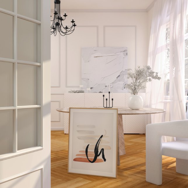 Japandi Aquarell abstrakt Poster (Von Creator hochgeladen)