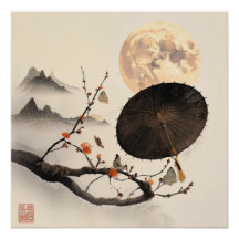 Japandi Inspirierte Zweige Weiche Pastelle