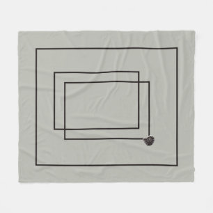 Japandi Seeleben in Beige Fleecedecke