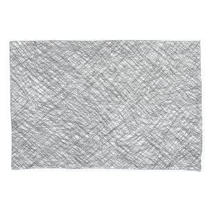 Japandi Textil Stil einfache Linien Skribble Kissenbezug
