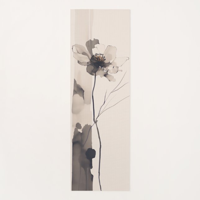 Japandi Yoga Mat - Stärke und Gelassenheit Yogamatte (Vorderseite)