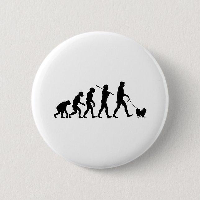 Japaner Chin Button (Vorderseite)