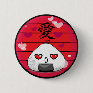 Japaner Manga Maskottchen Button