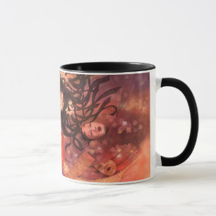 Japaner Noh Masken-Fantasie-Kunst-Tasse Tasse