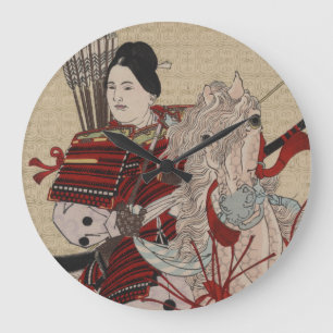 Japaner Ukiyo-e Hangakujo durch Yoshitoshi Große Wanduhr