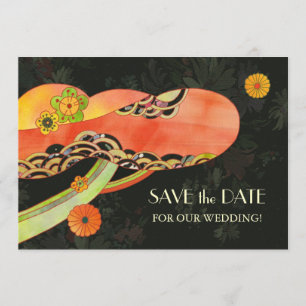 Japaner Washi, das Save the Date Einladungen