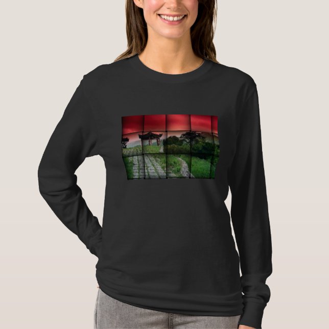 Japaner-Webart T-Shirt (Vorderseite)