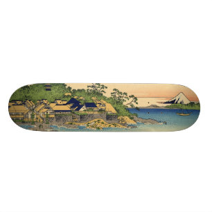 Japaner Woodblock: Enoshima in Sagami Provinz Skateboard
