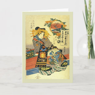 Japaner Woodblock Karte