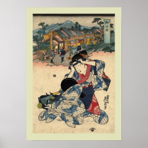 Japaner Woodblock Poster