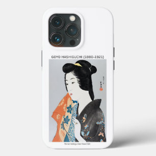 Japanerin, die ihr Handtuch hält - Goyō Hashiguchi Case-Mate iPhone Hülle