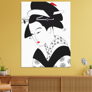 japanes gasha leinwanddruck