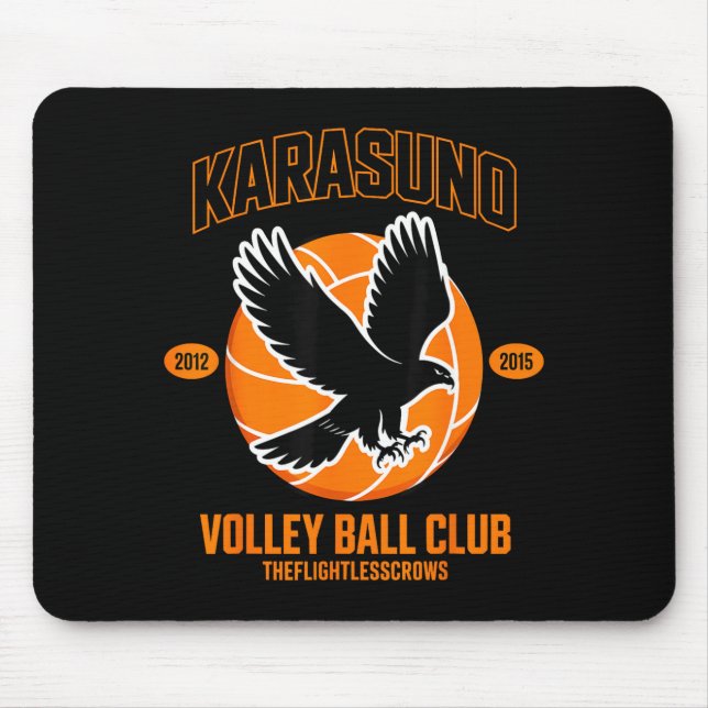 Japanese Anime Volleyball Club Karasunooo High  Mousepad (Vorne)
