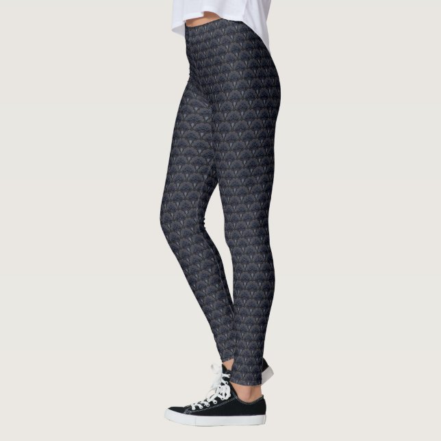 Japanese art deco style_Smoky Mist Leggings (Links)