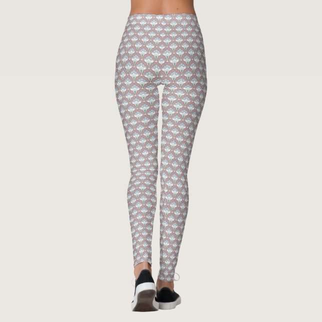 Japanese art deco style_Spring Leggings (Rückseite)