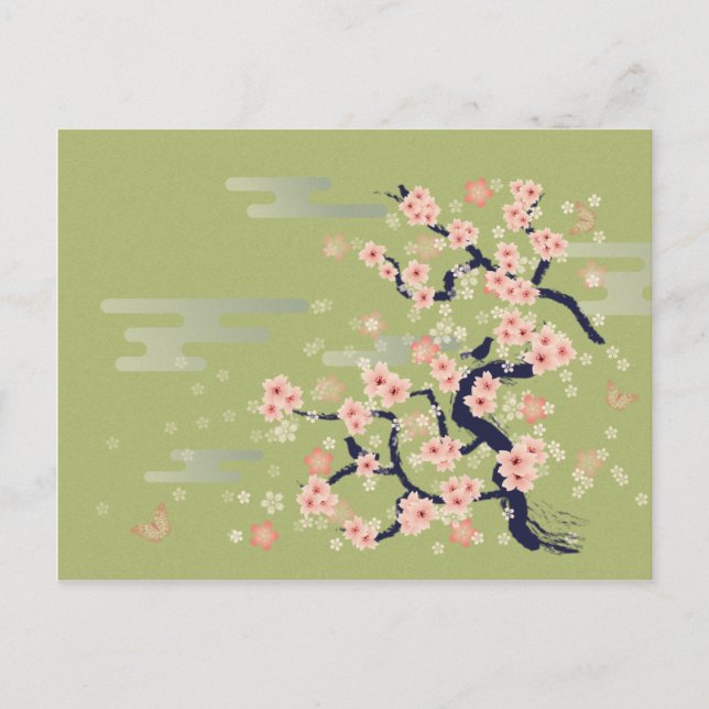 JAPANESE Blossom Postkarte (Vorderseite)