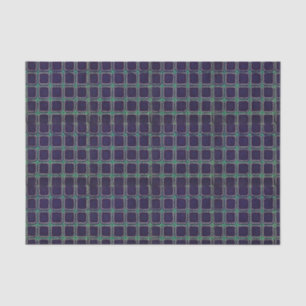 JAPANESE BLUE SQUARE WOODBLOCK DRUCKPAPIER SEIDENPAPIER