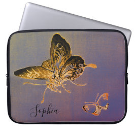JAPANESE BUTTERFLY INDIVIDUELLE NAME Electronics B Laptopschutzhülle
