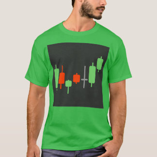 japanese candlestick graph T-Shirt