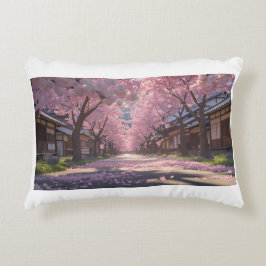Japanese Cherry Blossom Sakura Pillow - Day & Nigh Dekokissen