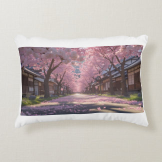 Japanese Cherry Blossom Sakura Pillow - Day & Nigh Dekokissen
