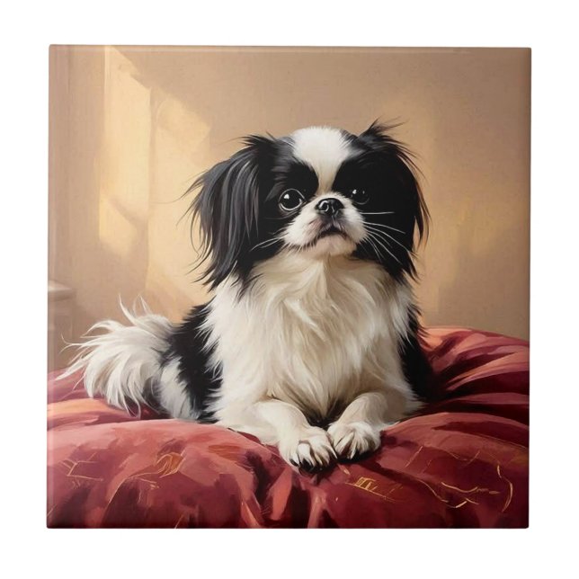 Japanese Chin Fliese (Vorderseite)