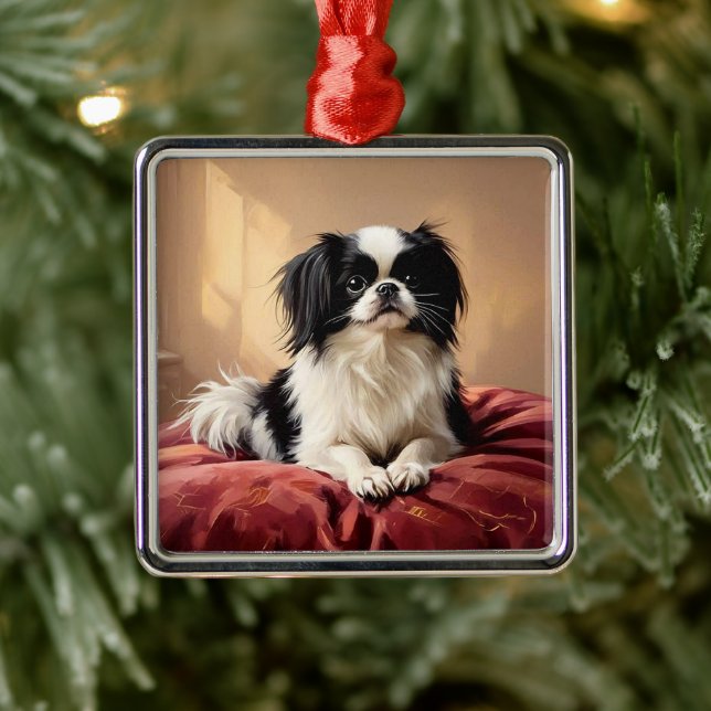 Japanese Chin Ornament Aus Metall (Baum)