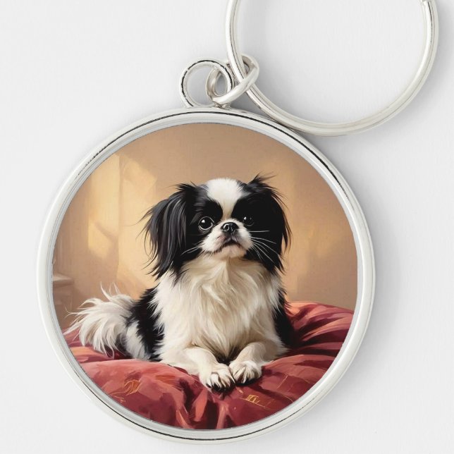 Japanese Chin Schlüsselanhänger (Vorne)