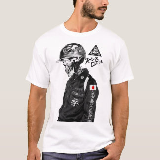 Japanese Cyberpunk Skullface Urban Style  T-Shirt