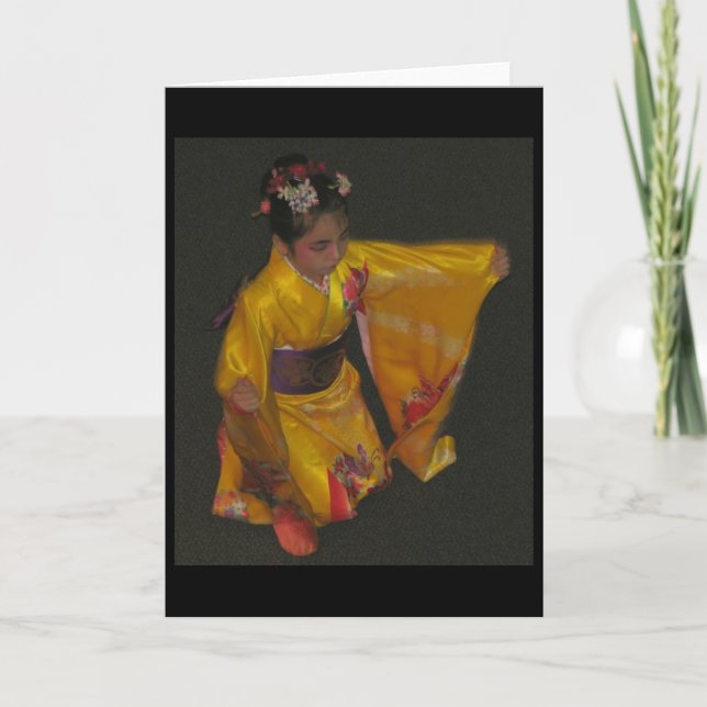 Japanese Dancer 4 Karte (Vorderseite)