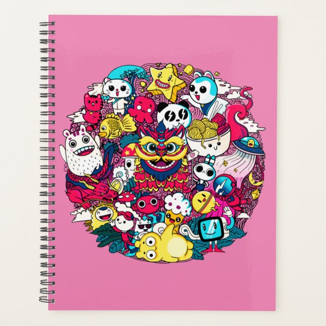 Japanese Doodle Planer (Vorderseite)