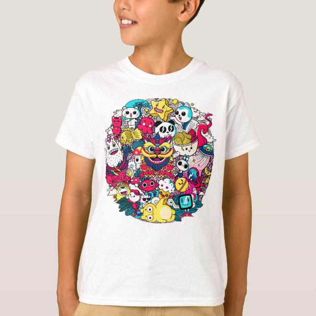 Japanese Doodle T-Shirt (Vorderseite)