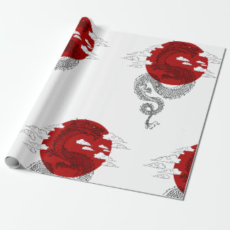 Japanese Dragon Wallpaper Geschenkpapier