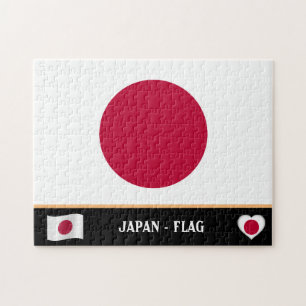 Japanese Flag & Japanese country / Japan Puzzle