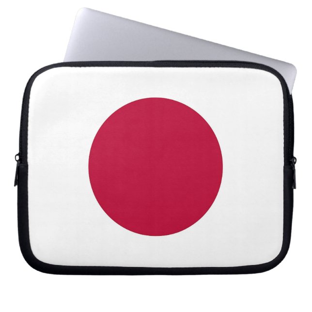 Japanese Flag Laptopschutzhülle (Vorderseite)