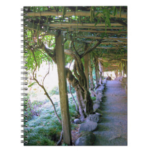 Japanese Garden Path/Arbor Note Book Notizblock