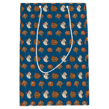 Japanese Halloween Yokai Pattern Gift Bag