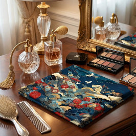 Japanese Inspired Luxury Floral Art Waschlappen