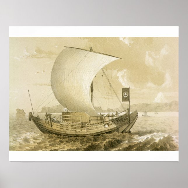 Japanese Junk, Pub. by Sarony & Co., c.1856 (litho Poster (Vorne)