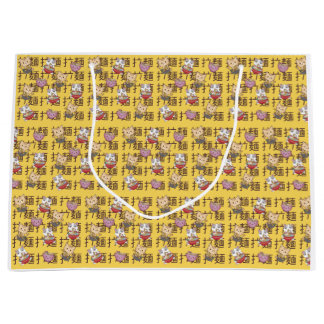 Japanese Kawaii Anime Cat Ramen Noodles Große Geschenktüte