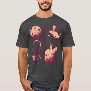 Japanese Kawaii Boba Tea Guinea Pig Donut Cookie G T-Shirt