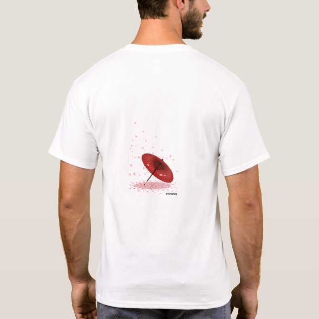 Japanese "Kimono style" design T-shirt (Rückseite)