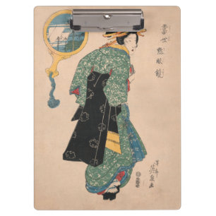 Japanese Kimono Woman Klemmbrett