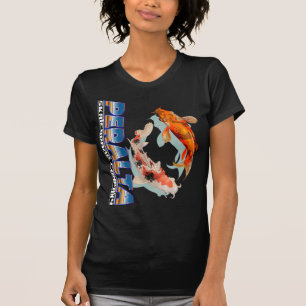 Japanese koi fish koi carp pond japan Cute fish T-Shirt