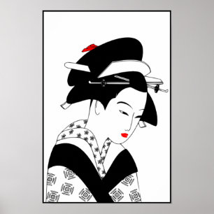 JAPANESE LADY1_POSTER POSTER