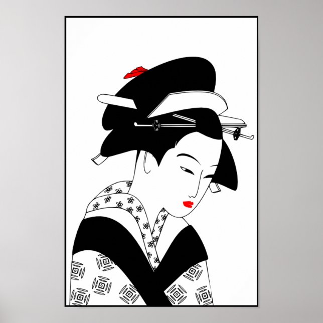 JAPANESE LADY1_POSTER POSTER (Vorne)