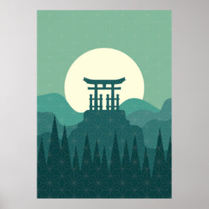 Japanese Landscape Poster