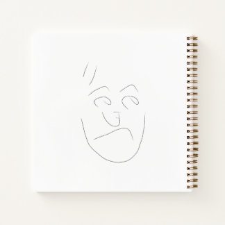 Japanese letter face notebook | へのへのもへじ notizbuch